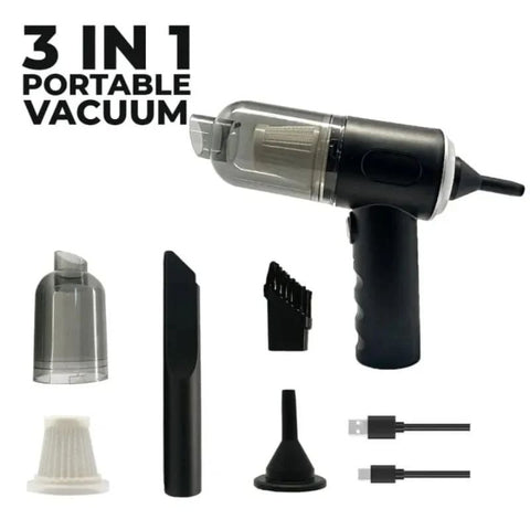 3 In 1 Portable Vacuum Cleaner Duster