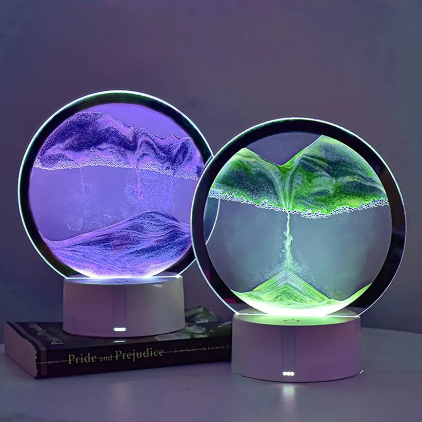 3d Moving Sandscape Lamp