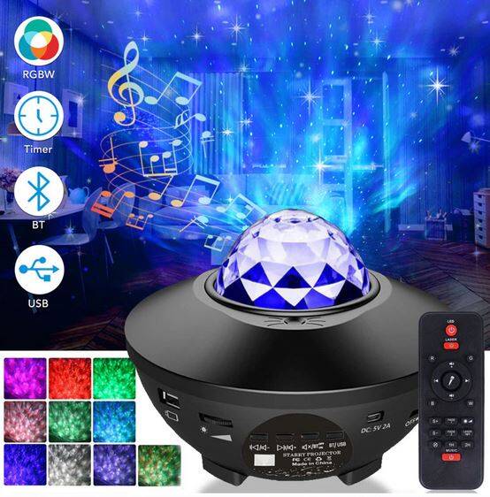 Galaxy Ocean Wave Light Projector