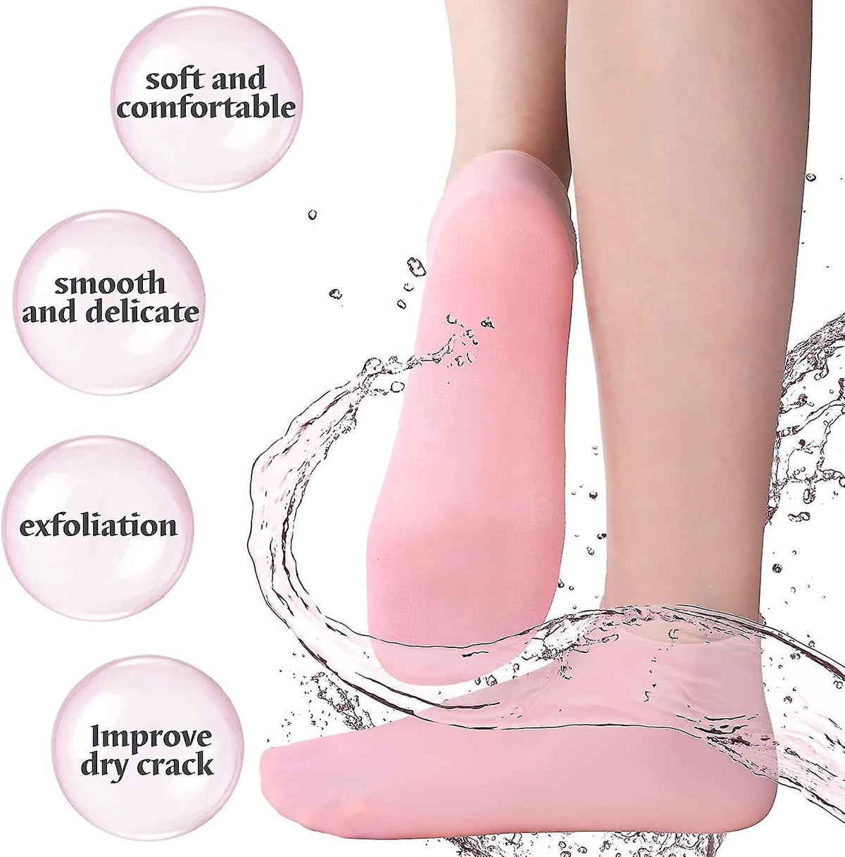 Silicon Gel Moisturizing Socks